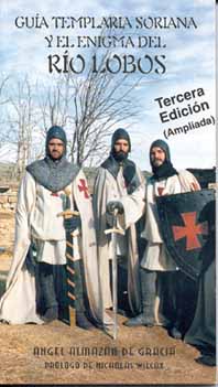 Desde la editorial soriana Sotabur se han ido publicando diversos libros sobre los templarios en Soria escritos por Ángel Almazán. Esta fue la portada de la  primera guía templaria soriana.